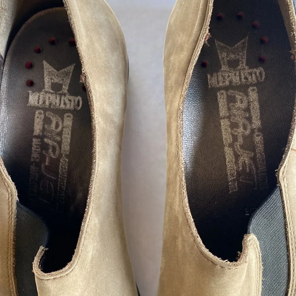 MEPHISTO Air Jet Women’s Nubuck Leather Shoes Size 6 1/2